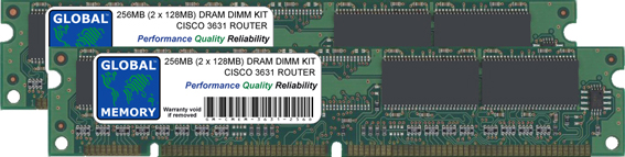 256MB (2 x 128MB) DRAM DIMM MEMORY RAM KIT FOR CISCO 3631 ROUTER (MEM3631-256D) - Click Image to Close